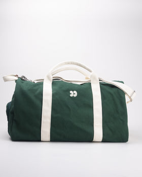 Heads Up Canvas Patchwork Weekend Bag